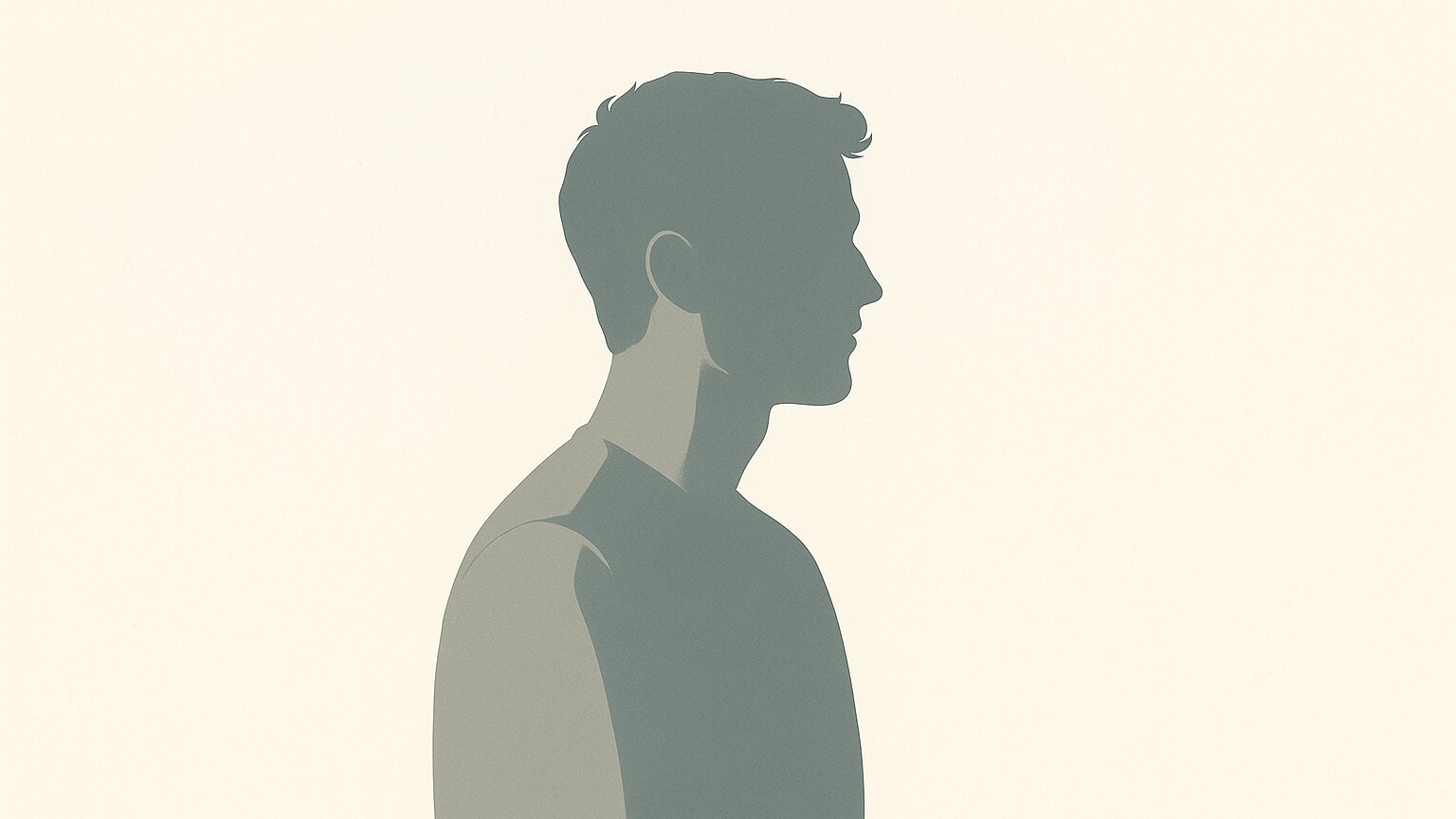 silhueta de um homem